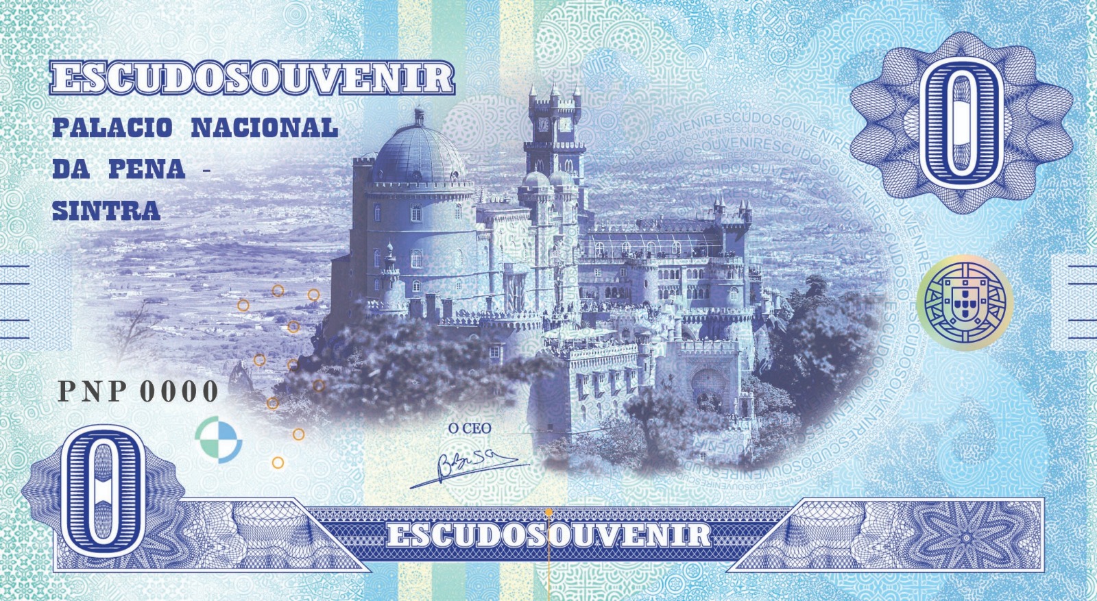 Escudo Souvenir — Palácio Nacional da Pena, Sintra