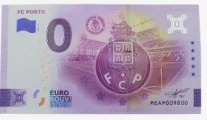 Nota Euro Souvenir — FC Porto