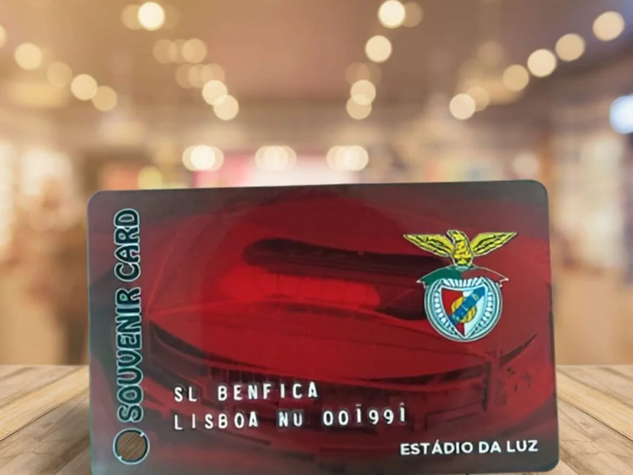 Cartão Souvenir — SL Benfica, Estádio da Luz