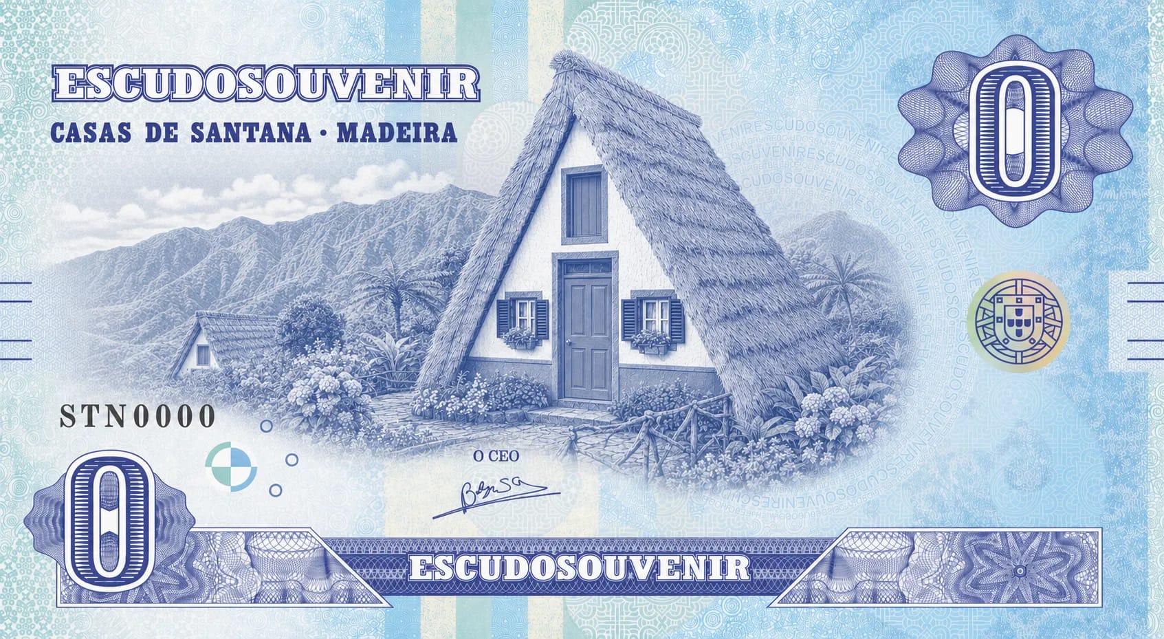 Escudo Souvenir — Casas de Santana, Madeira