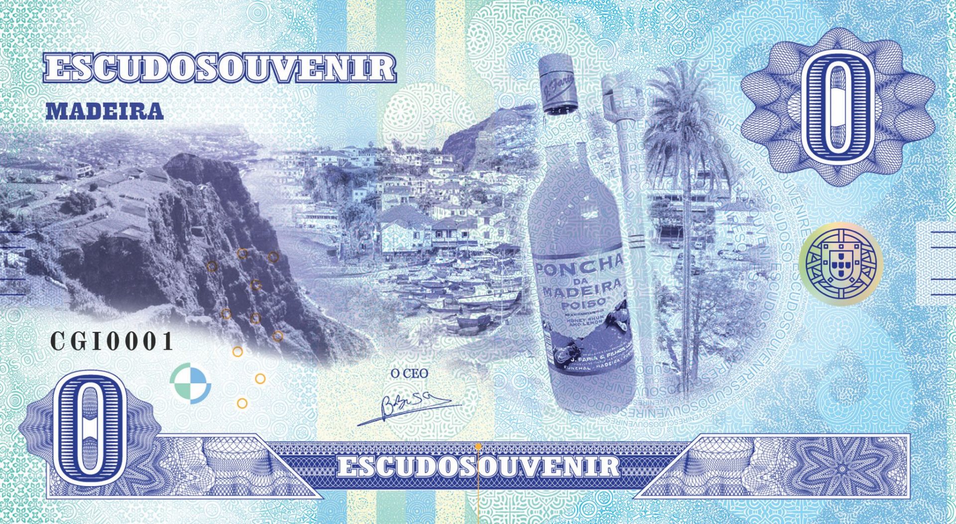 Escudo Souvenir — Poncha da Madeira