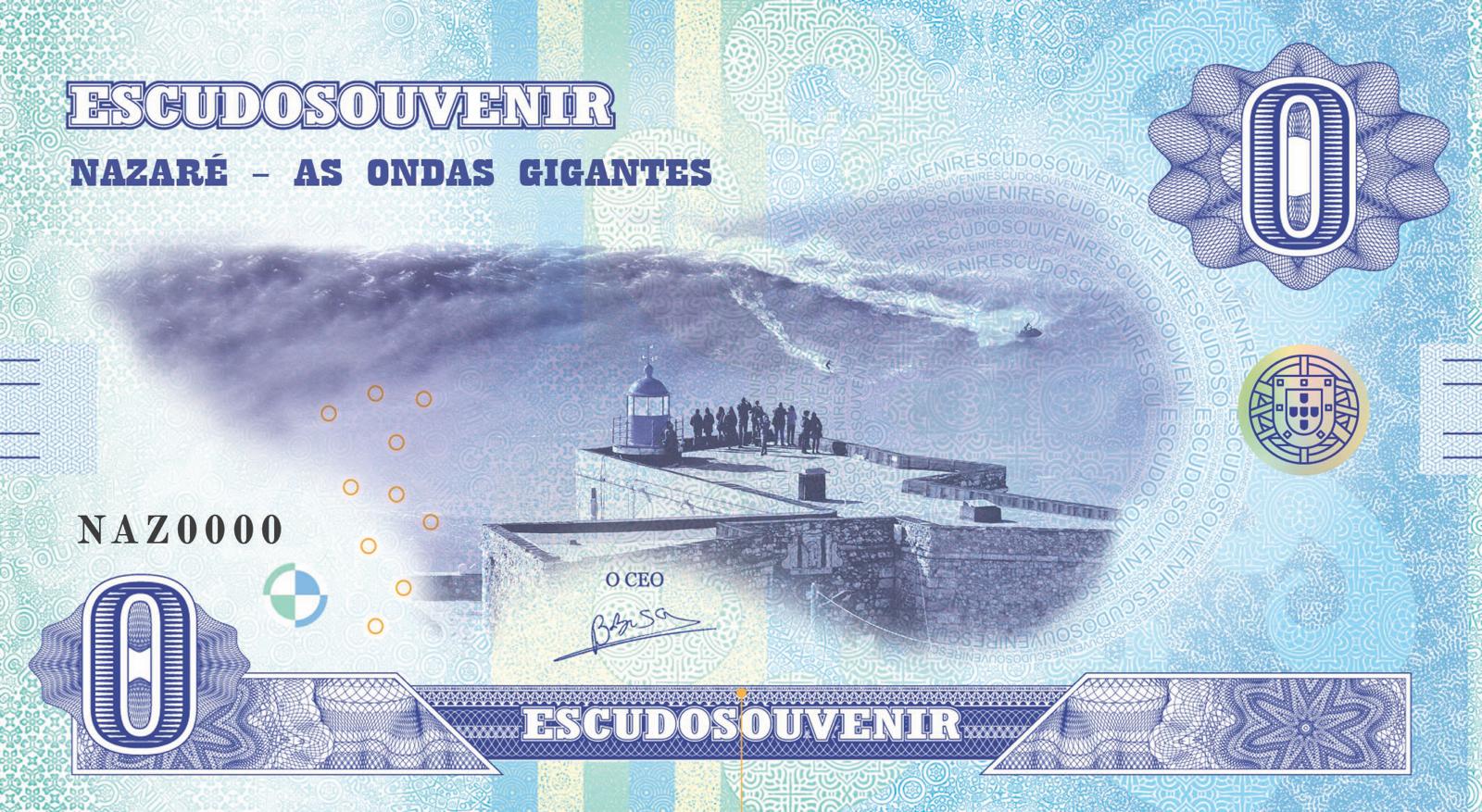 Escudo Souvenir — Ondas Gigantes, Nazaré