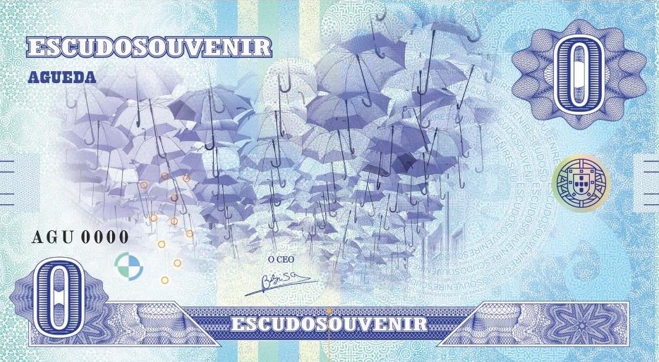 Escudo Souvenir — Umbrella Sky, Águeda