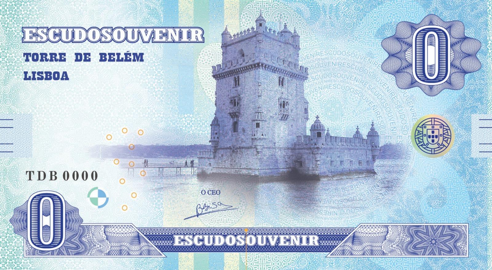 Escudo Souvenir — Torre de Belém, Lisboa