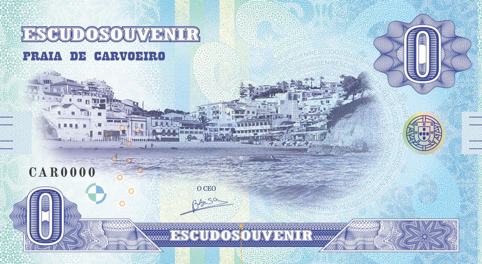 Escudo Souvenir — Praia de Carvoeiro