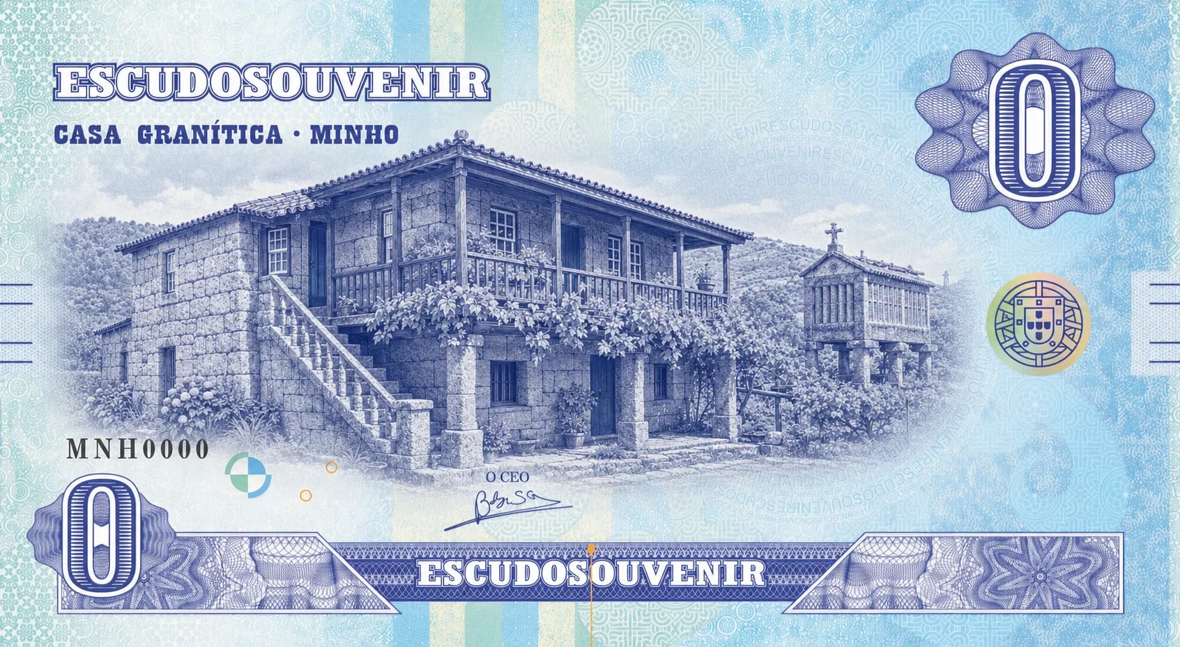 Escudo Souvenir — Casa Granítica, Minho