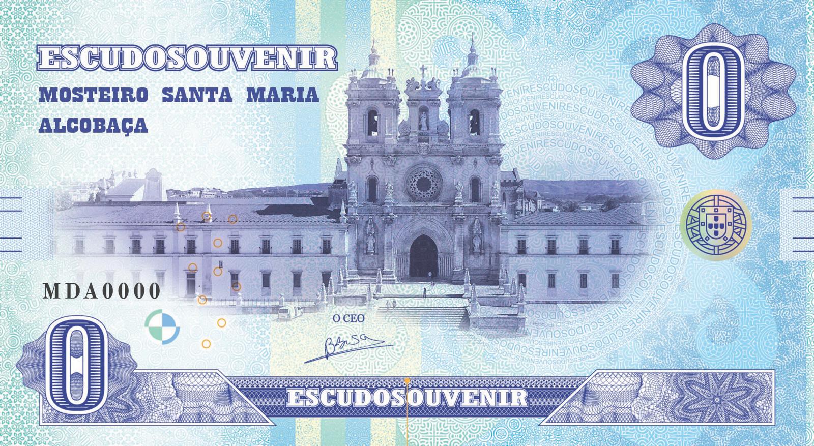Escudo Souvenir — Mosteiro de Santa Maria, Alcobaça