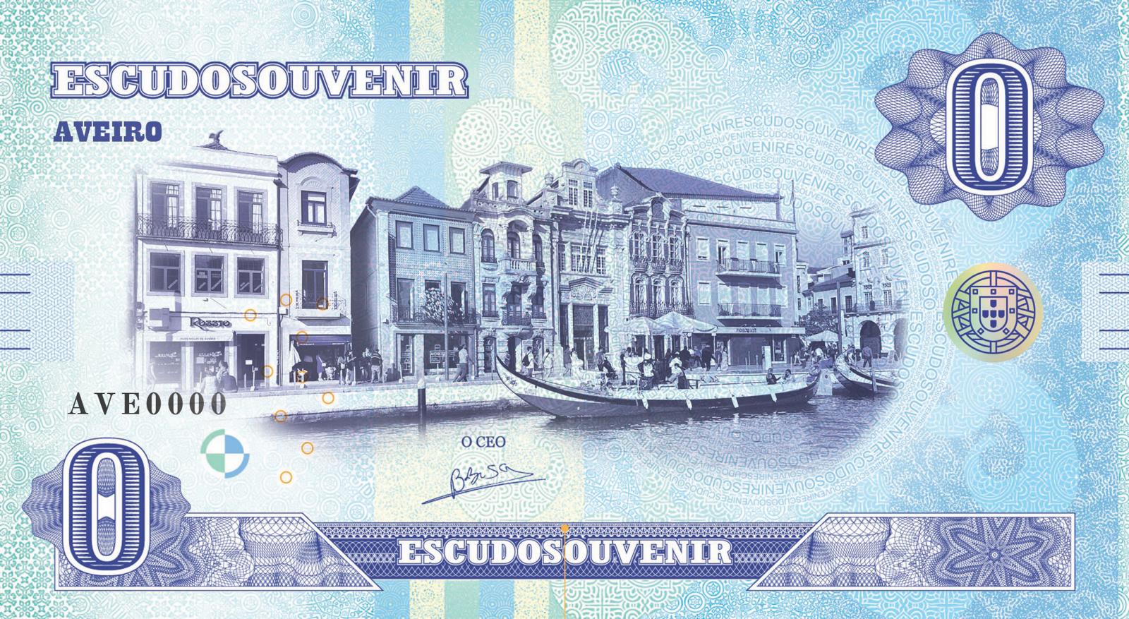 Escudo Souvenir — Veneza Portuguesa, Aveiro