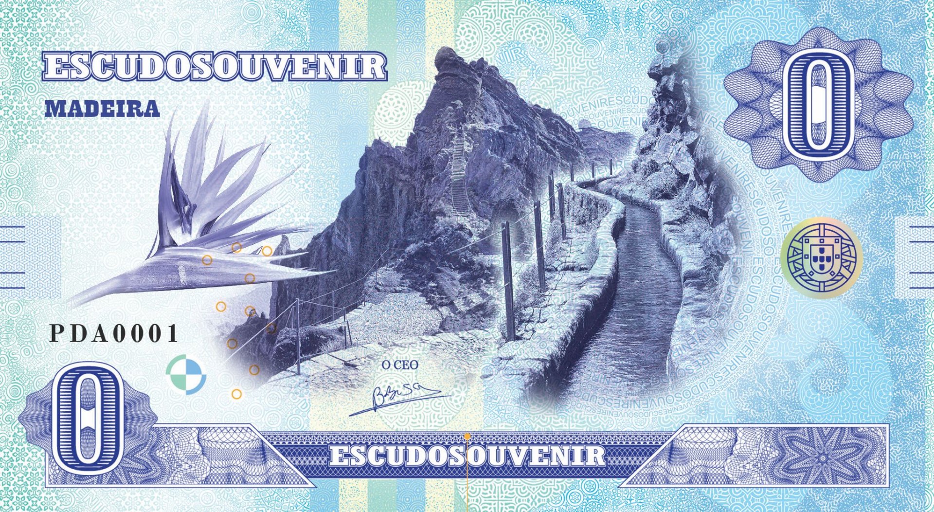 Escudo Souvenir — Levada, Madeira